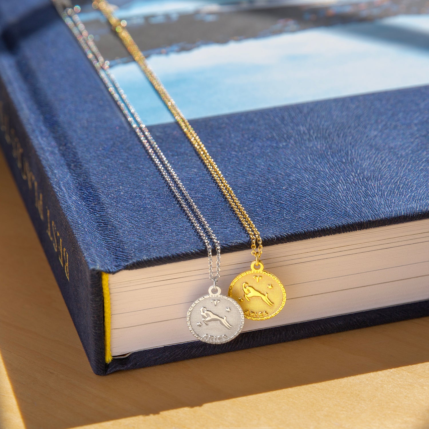 sterling libra zodiac necklace