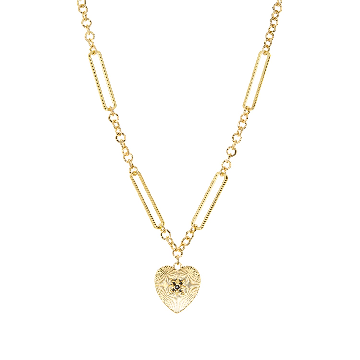 etched heart pendant necklace