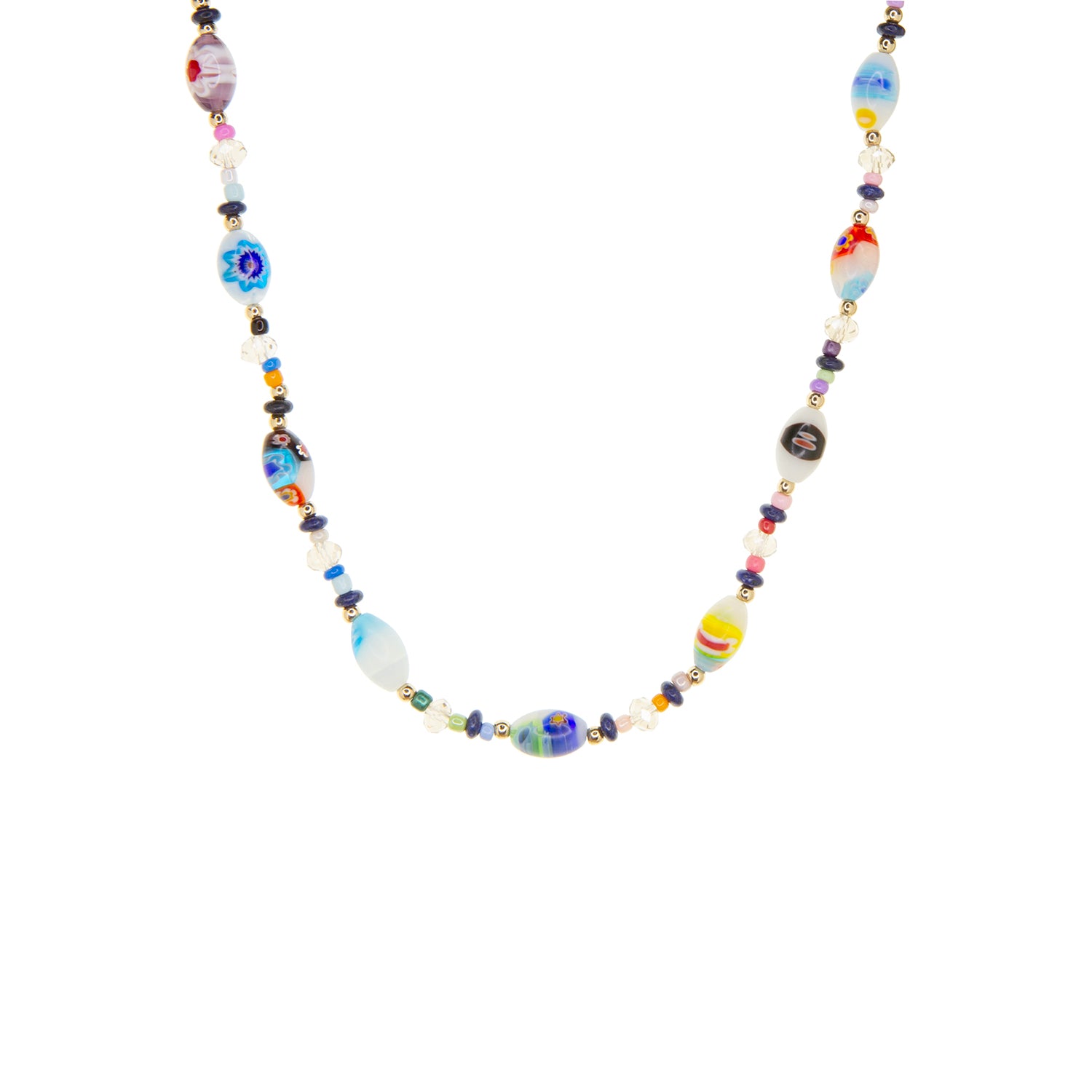 glass beaded necklace