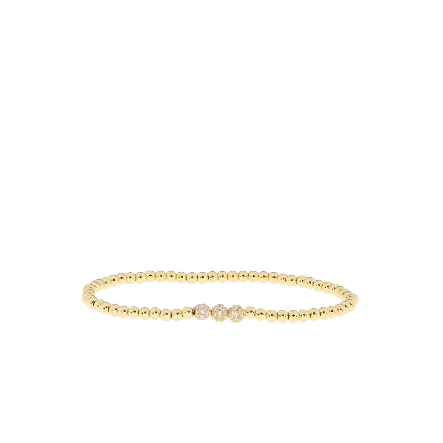 cz cluster ball bracelet – Marlyn Schiff, LLC