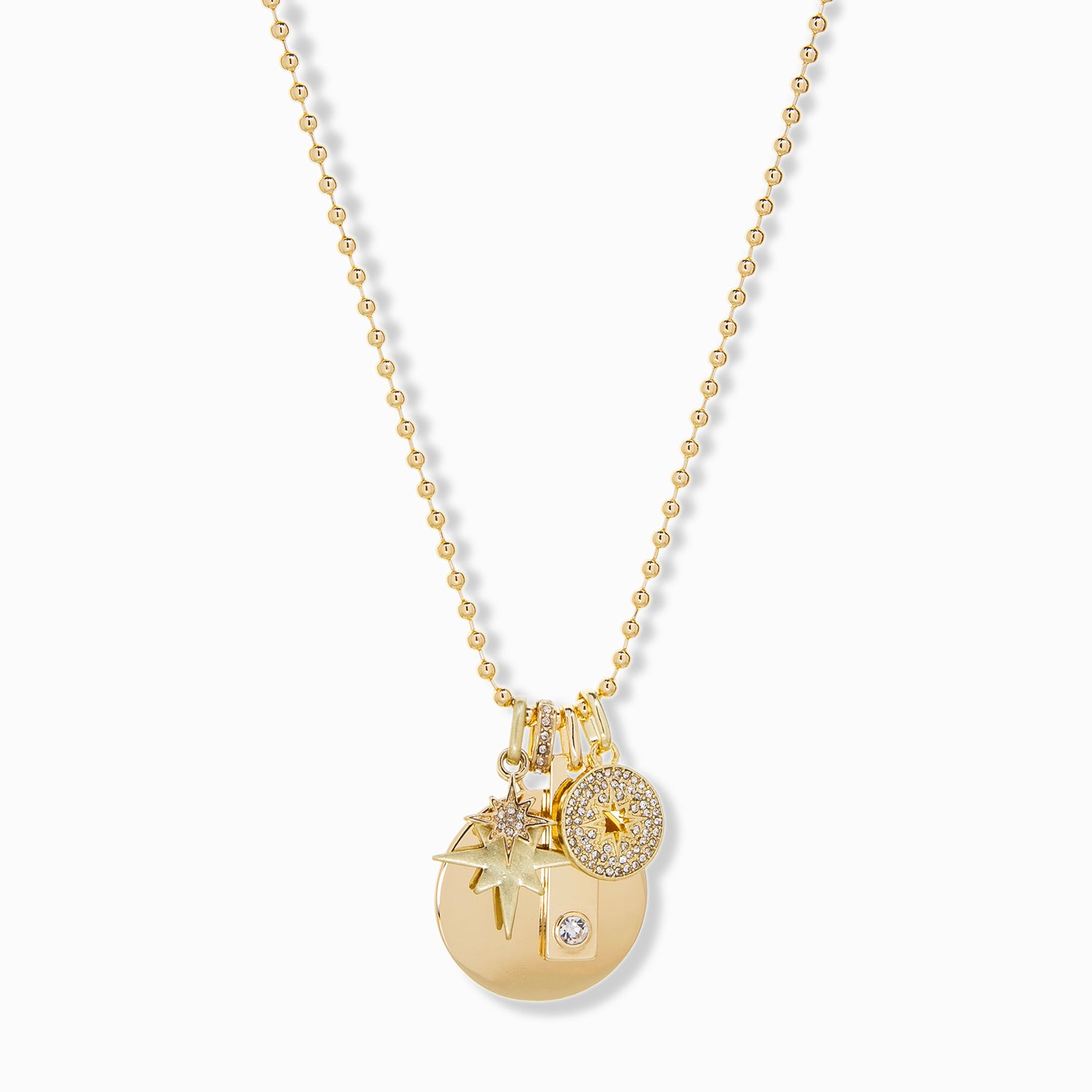 Multi charm necklace discount
