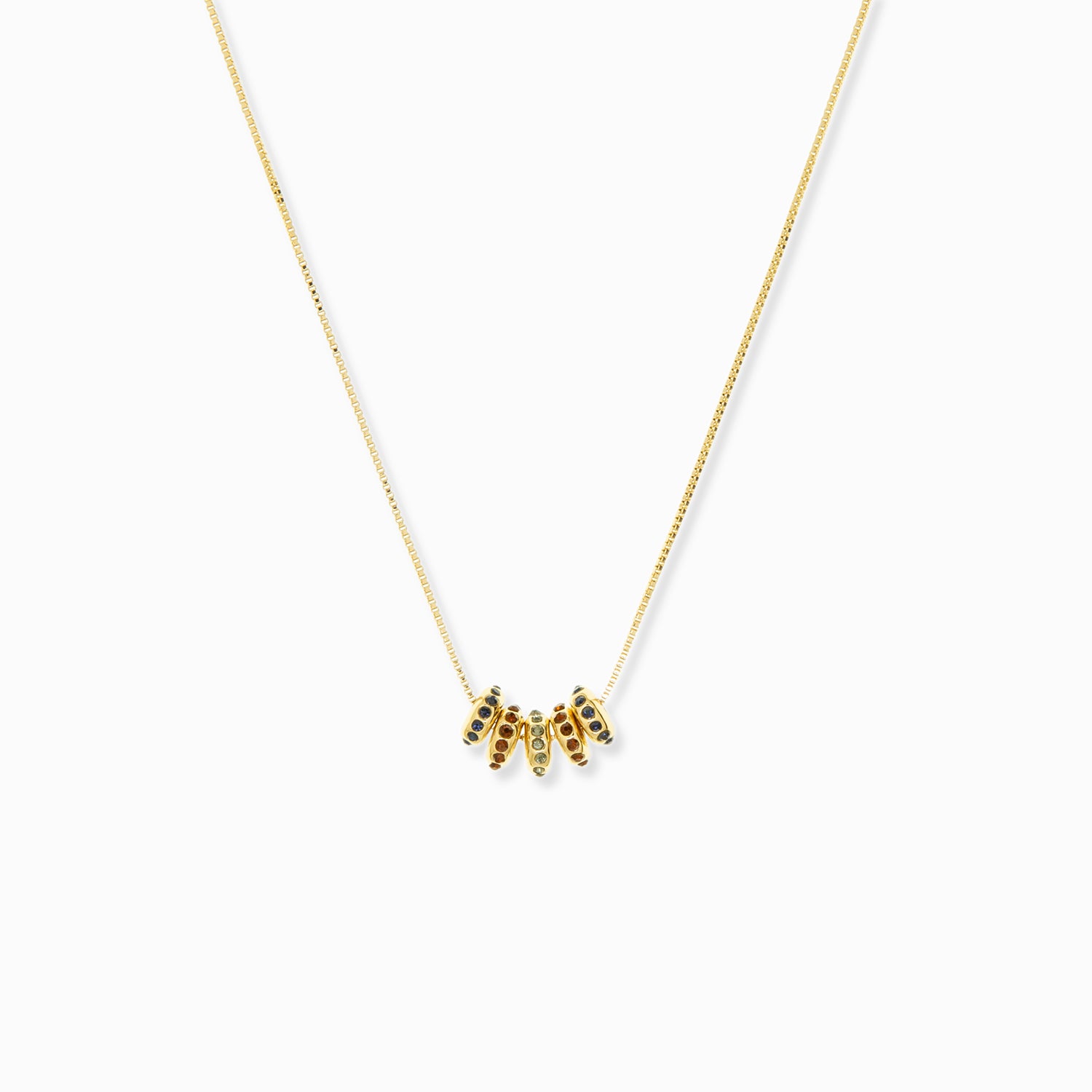 ★MIDNIGHT MOMENT.★ mini bumpy necklace gold MIDNIGHT MOMENT