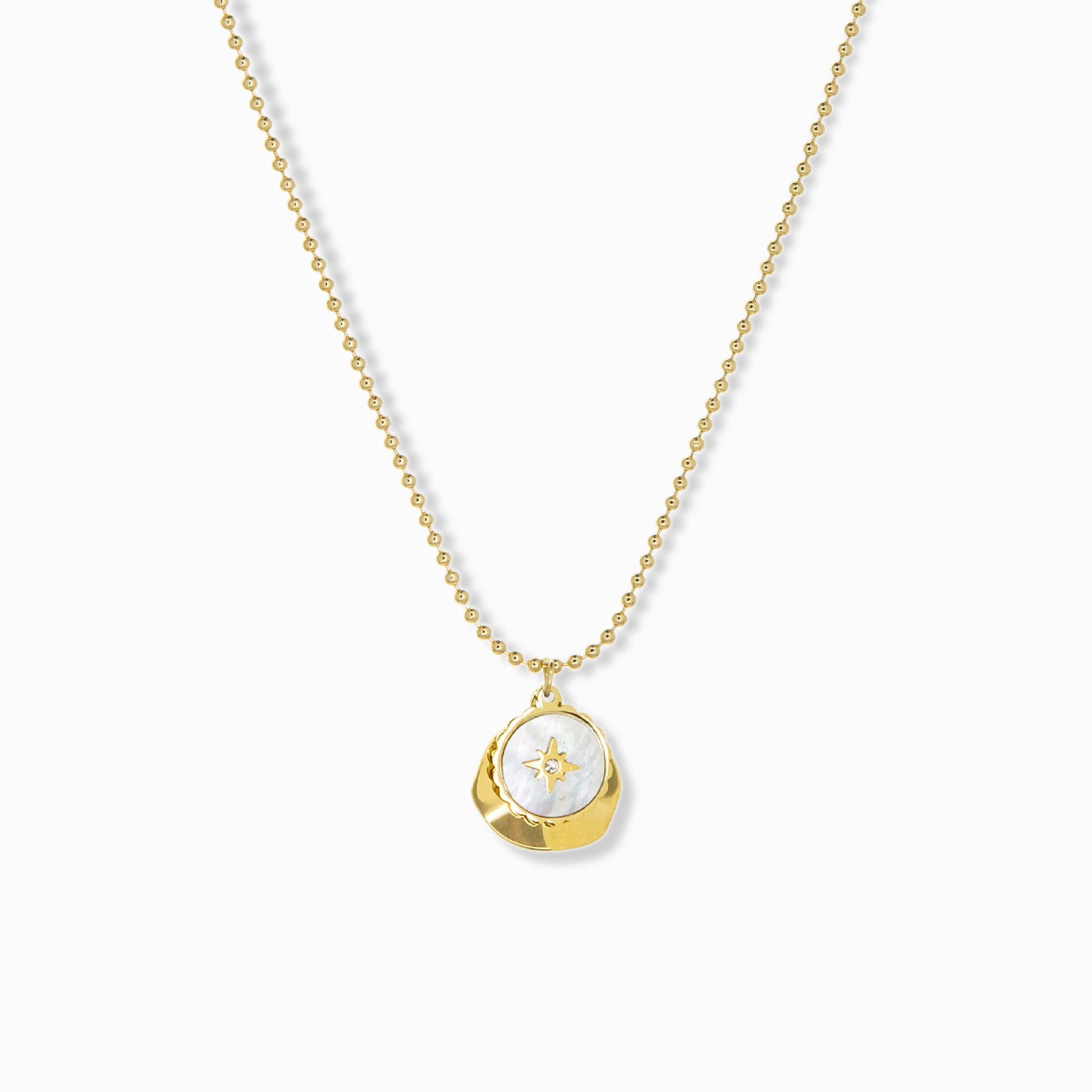 Delicate fashion coin necklace