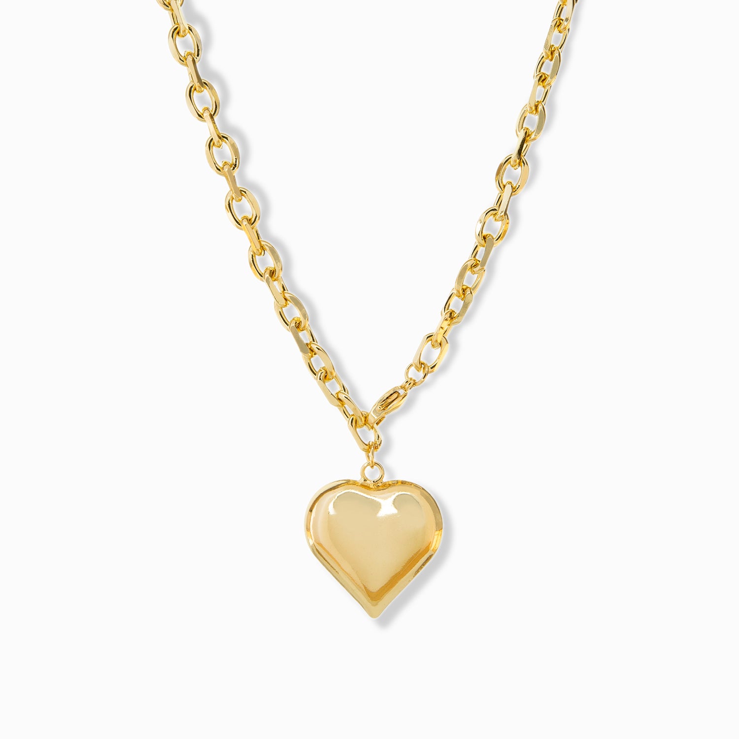 large puffy heart necklace – Marlyn Schiff, LLC