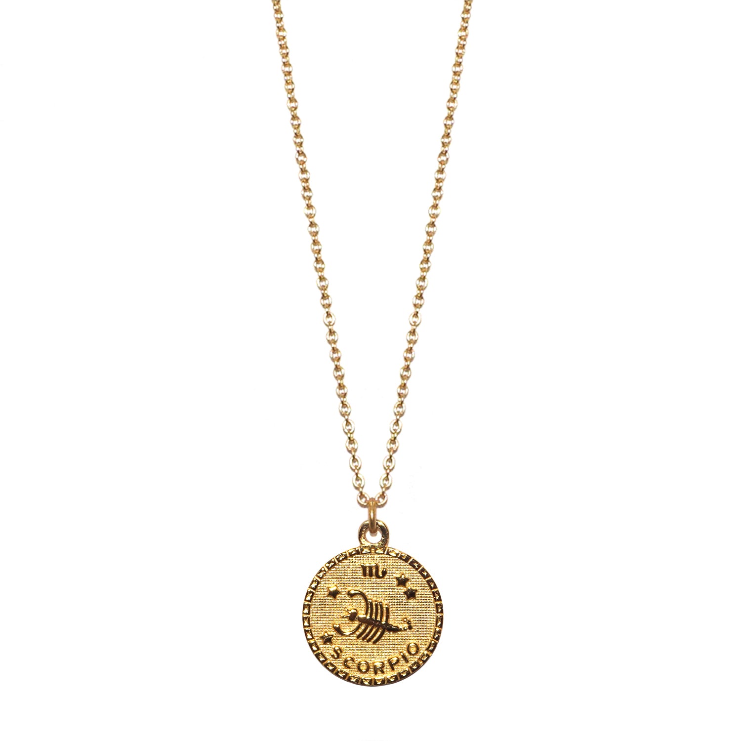 sterling scorpio necklace