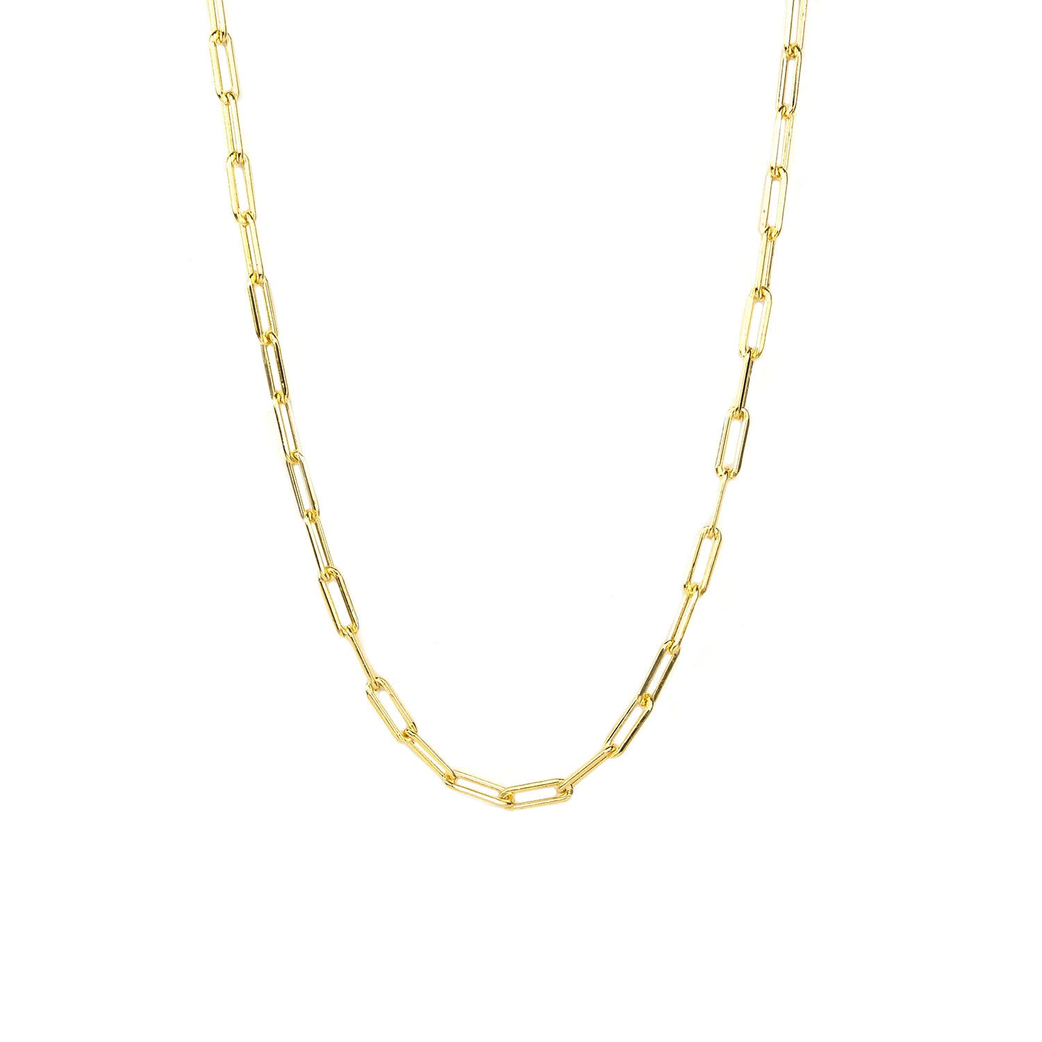 sterling 24" link necklace