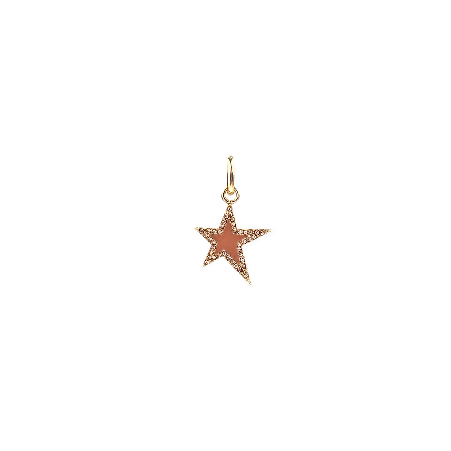 pave enamel star mini bale charm