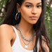 double round link chain necklace