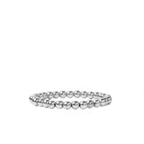 6mm Metal Beaded Stretch Bracelet