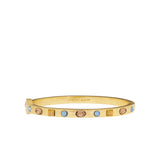 Multi Shape Crystal Bangle