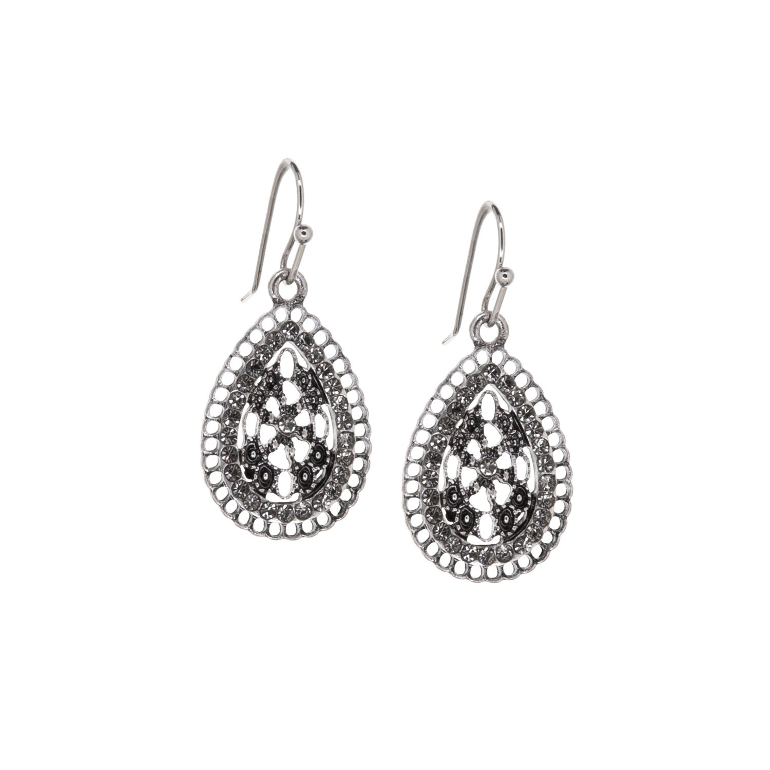 vintage teardrop earring – Marlyn Schiff, LLC