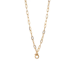long oval chain charm necklace for bale charms