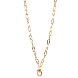 long oval chain charm necklace for bale charms