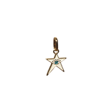 Enamel Evil Eye Star Bale Charm