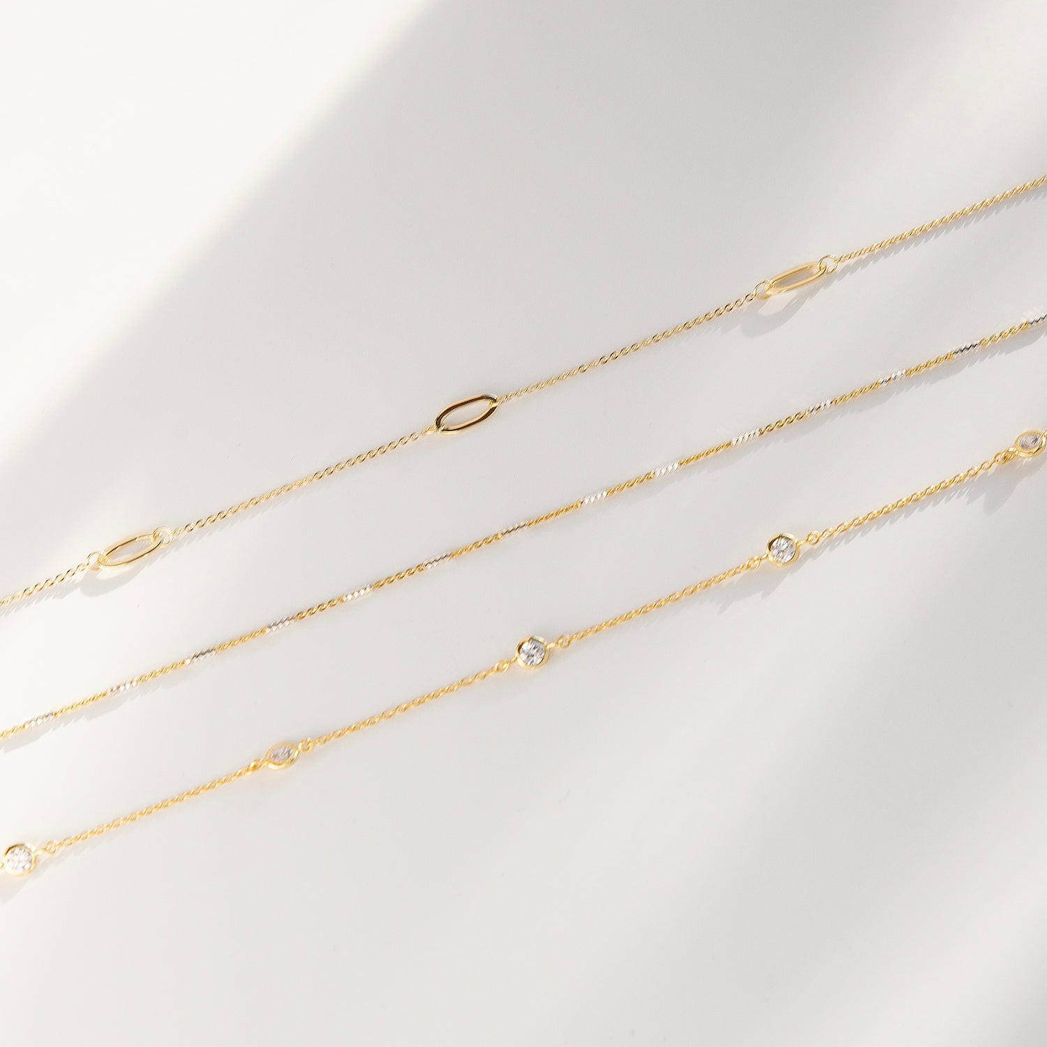 Sterling Multi Link Necklace