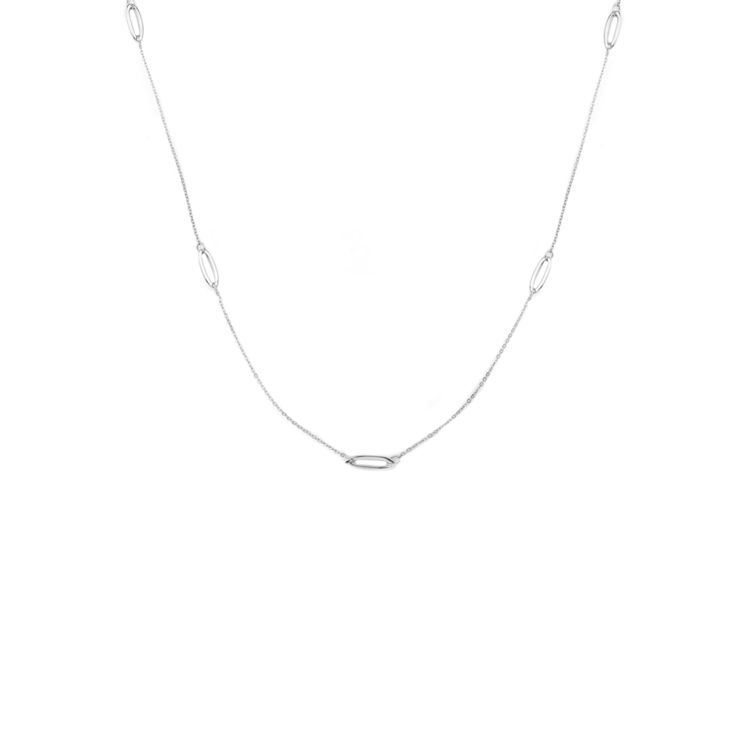 Sterling Multi Link Necklace