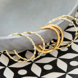 2" Spaced Bead Hoop