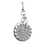 Pavé Flower/Bolt Bale Charm