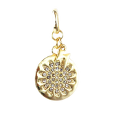 Pavé Flower/Bolt Bale Charm