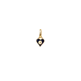 Enamel Mini Heart Mini Bale Charm