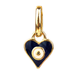 Enamel Mini Heart Mini Bale Charm