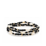 Eva Pearl Stretch Wrap Bracelet