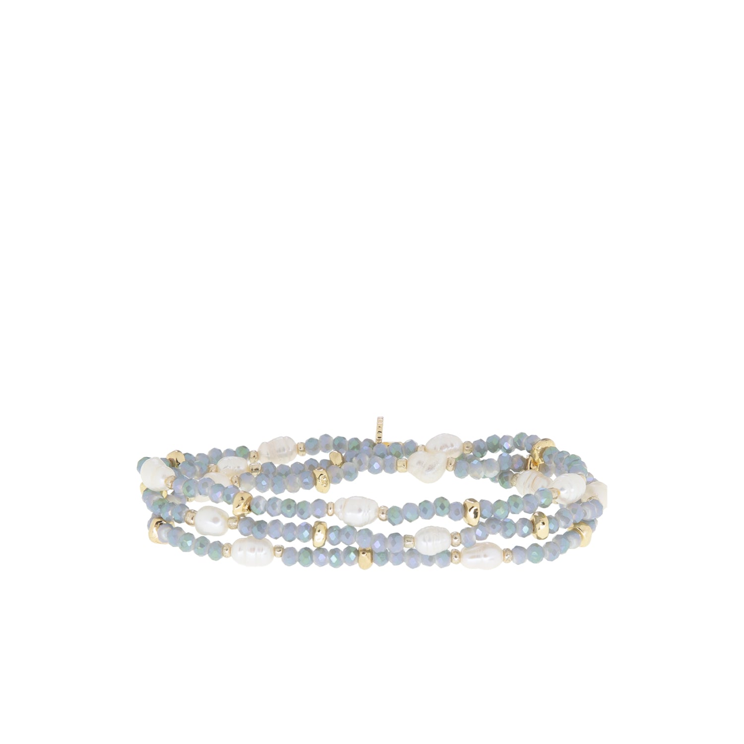 Eva Pearl Stretch Wrap Bracelet