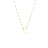 stainless heart necklace