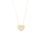 Sterling CZ Heart Necklace