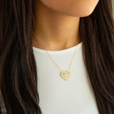 Sterling CZ Heart Necklace