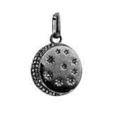 Pavé Moon & Stars Disc Bale Charm