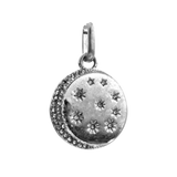 Pavé Moon & Stars Disc Bale Charm