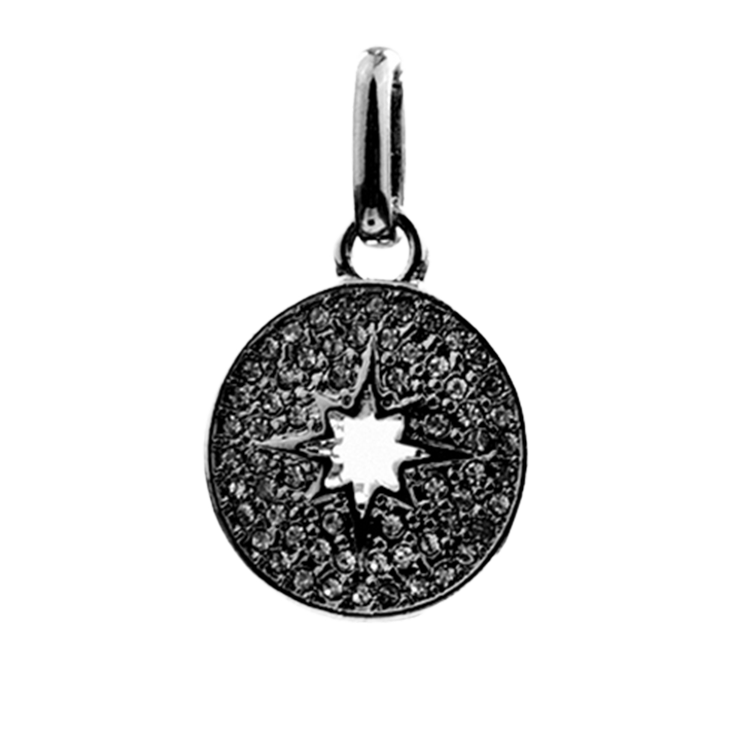 Pavé Cutout Starburst Bale Charm
