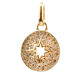 Pavé Cutout Starburst Bale Charm