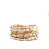 9-Strand Oval Bead Bracelet Set