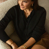 Adjustable Pull Chain Necklace with Pavé Bubble II