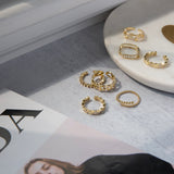 Adjustable Pavé Circle Ring