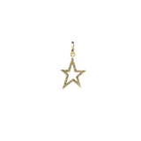 CZ Star Mini Bale Charm