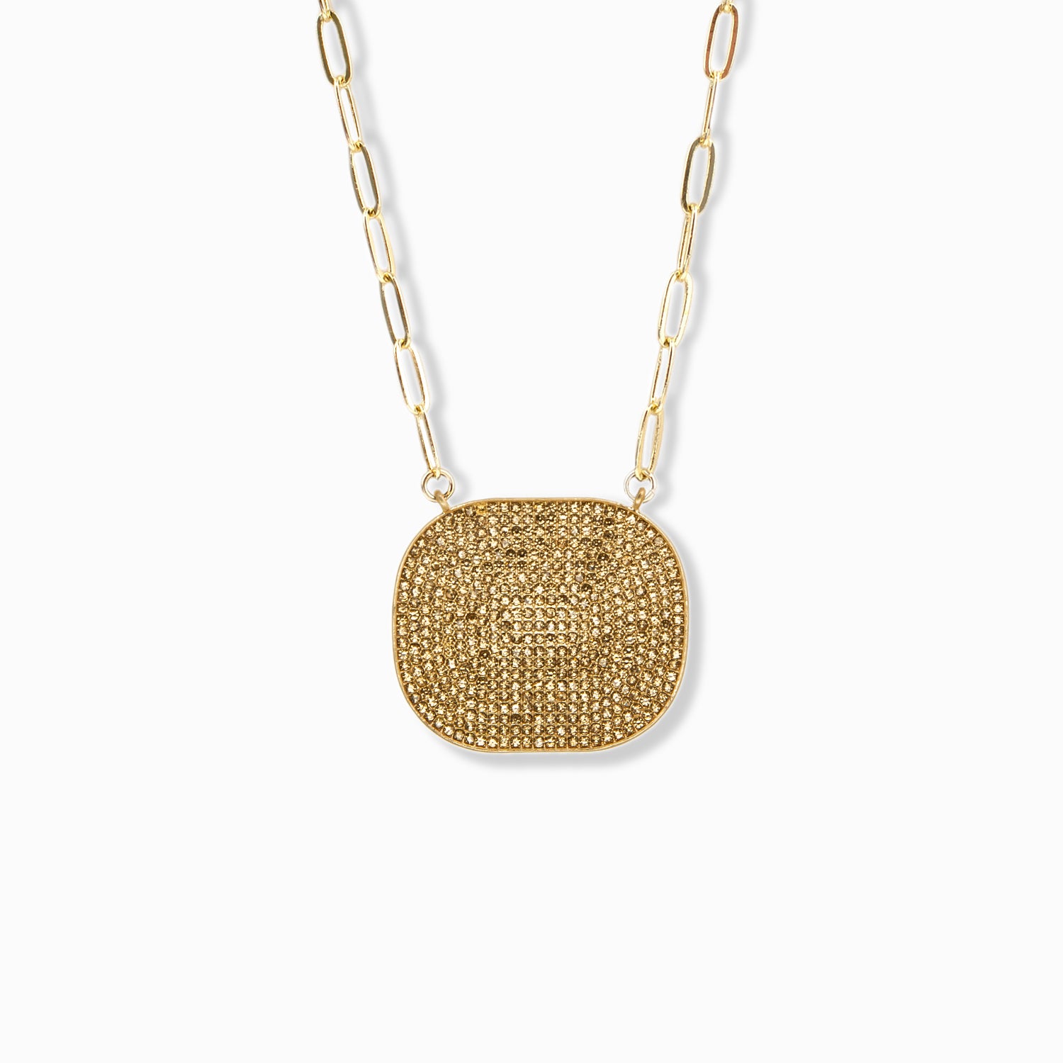 pave statement necklace