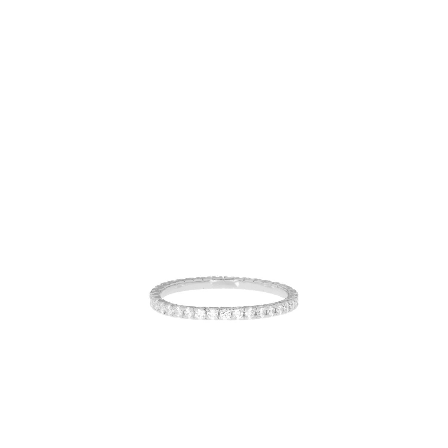 Thin CZ Stacking Ring