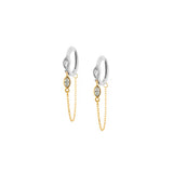 Tyler Two Tone Earring