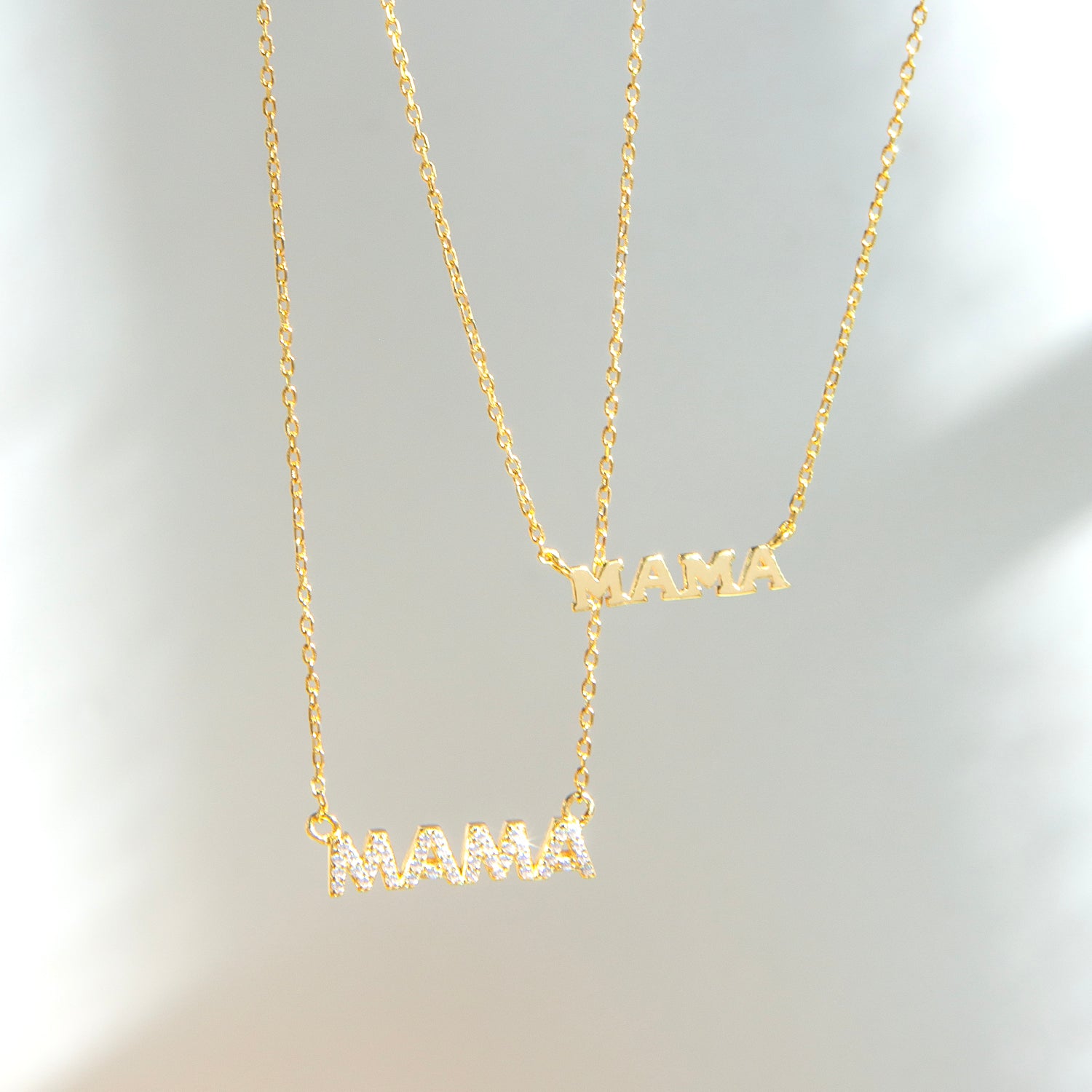 Sterling Mama Necklace
