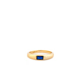 Gold Plated Baguette Stone Ring
