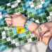mini heishi stretch bracelet