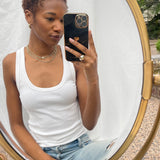 hollow bean elongated post earring
