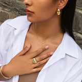 Oval Hinge Closure Earring