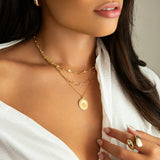 Layered Link Chain Necklace