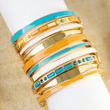 Thin Enamel Bangle