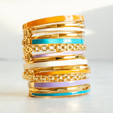 Thin Enamel Bangle