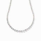 Gold Plated Tennis Necklace